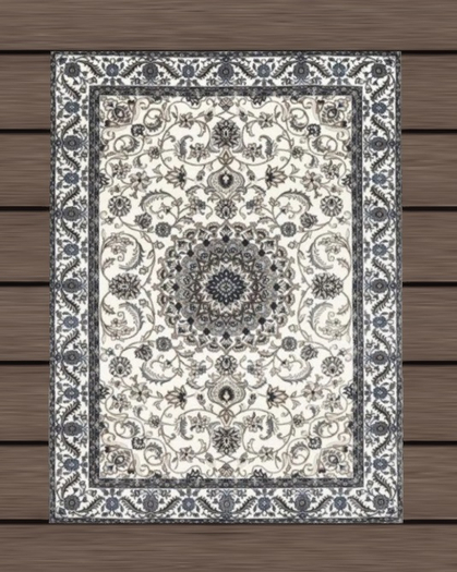 Dark grey Persian rug 2