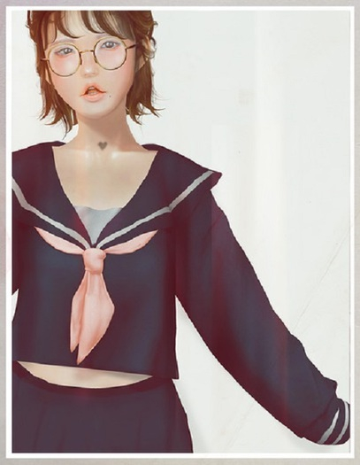 . offbeat . Spring Wind gaca : school look Alpha