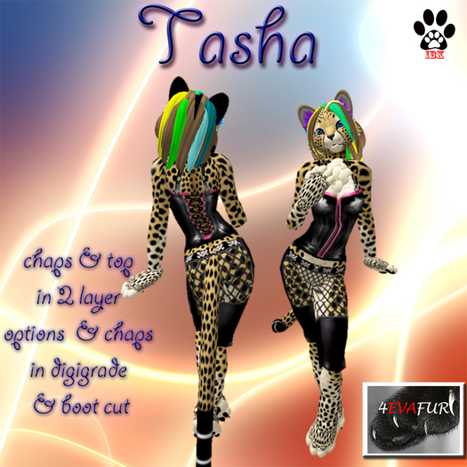 IBK4EvaFur"Tasha"[fishnet insert chaps]
