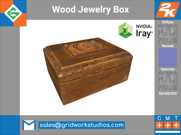 [ G.W.S. ] MESH: Wood Jewelry Box