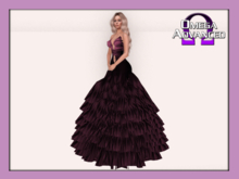 AFD Veronica Ballgown Mauve BOM & Appliers