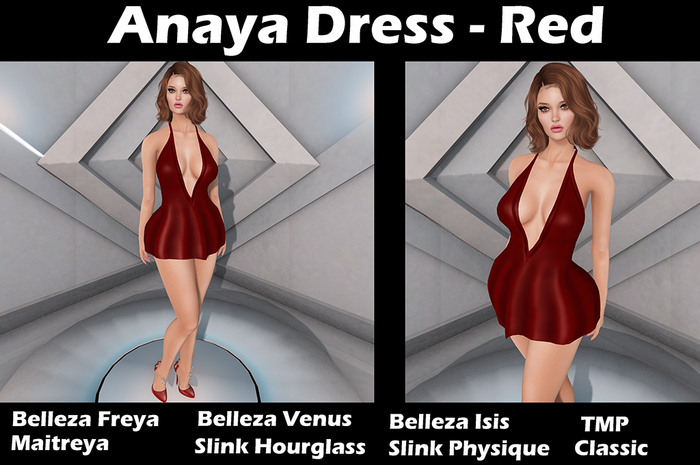 NE - Anaya Dress Red