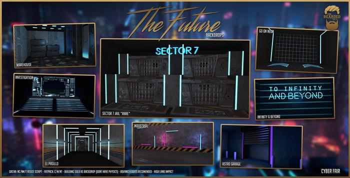 all gacha - The Future - The Bearded Guy full set