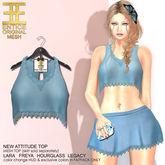 Entice - New Attitude Top - Blue