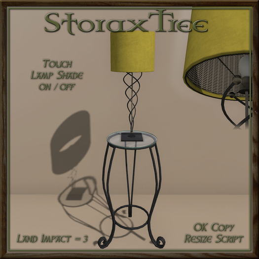 Boca Raton Lamp Side Table B17