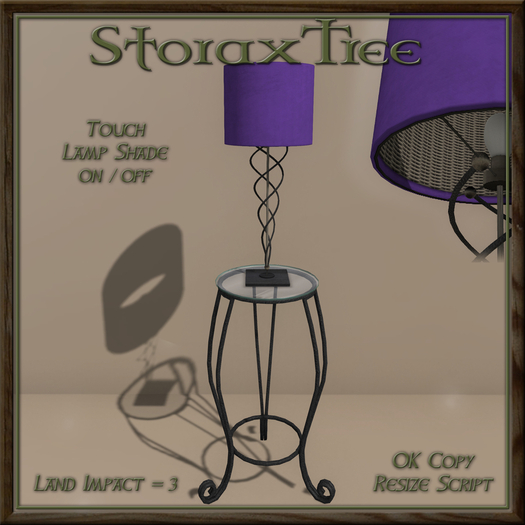Boca Raton Lamp Side Table B16