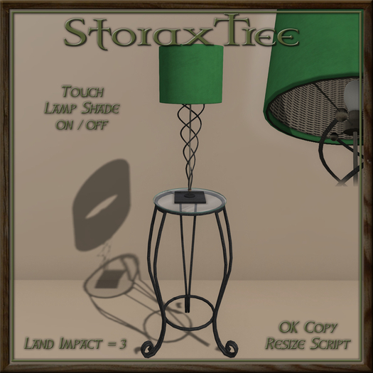Boca Raton Lamp Side Table B14