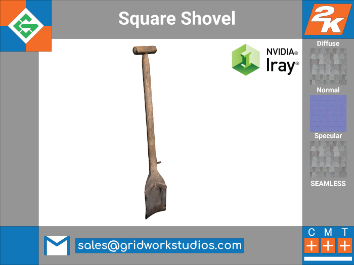[ G.W.S. ] MESH: Square Shovel