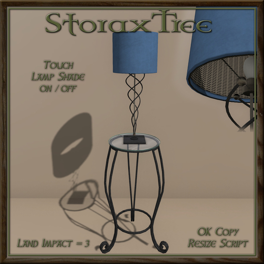 Boca Raton Lamp Side Table B8
