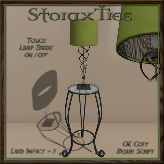 Boca Raton Lamp Side Table B7