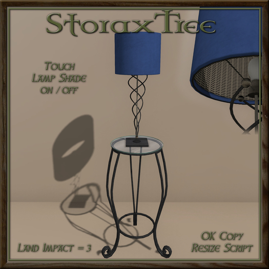 Boca Raton Lamp Side Table B6