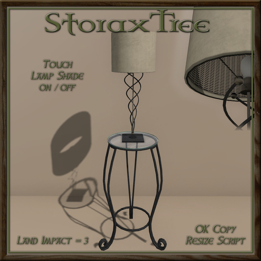 Boca Raton Lamp Side Table B5