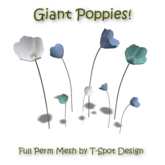T-Spot Mesh - Giant Poppies - Full Perm - LI=0.5-0.6