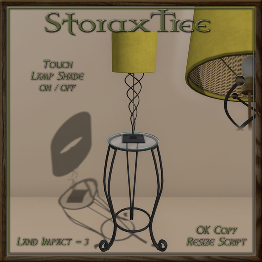 Boca Raton Lamp Side Table A17