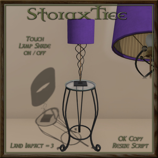 Boca Raton Lamp Side Table A16