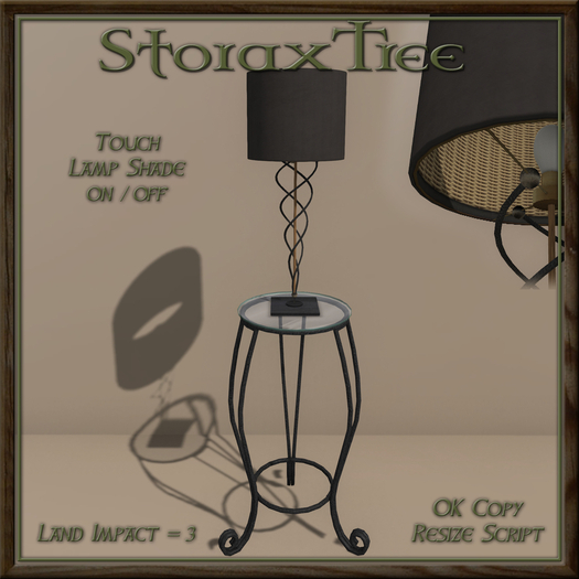 Boca Raton Lamp Side Table A15