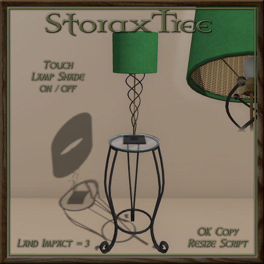 Boca Raton Lamp Side Table A14