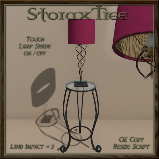 Boca Raton Lamp Side Table A13