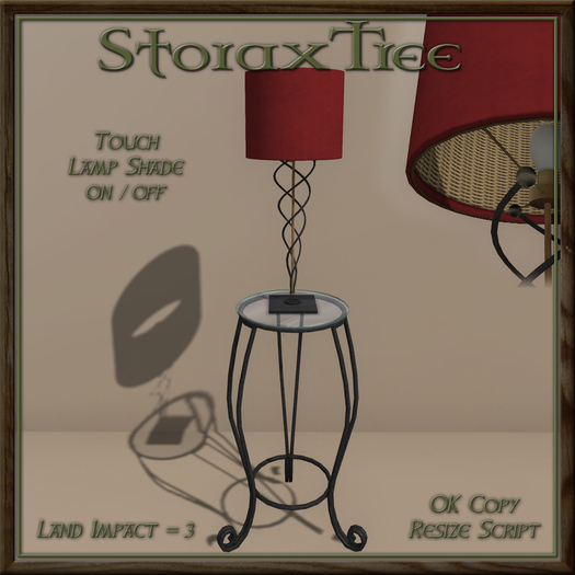Boca Raton Lamp Side Table A12
