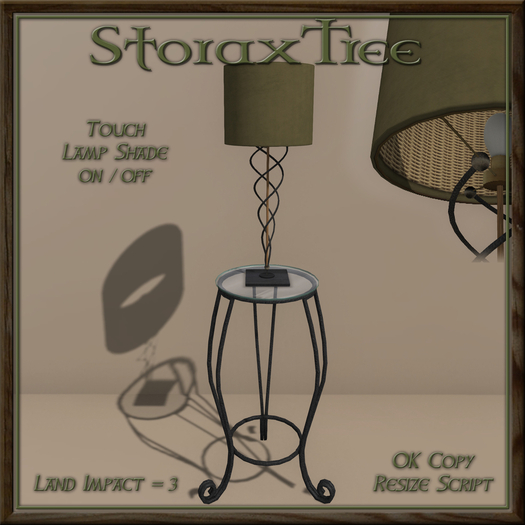 Boca Raton Lamp Side Table A11