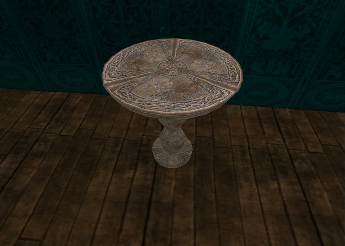 *D*D* Celtic Stone Table - Natural Knot