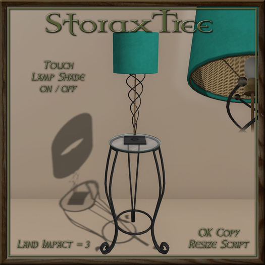 Boca Raton Lamp Side Table A9