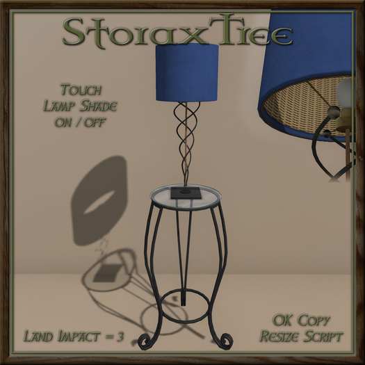 Boca Raton Lamp Side Table A6