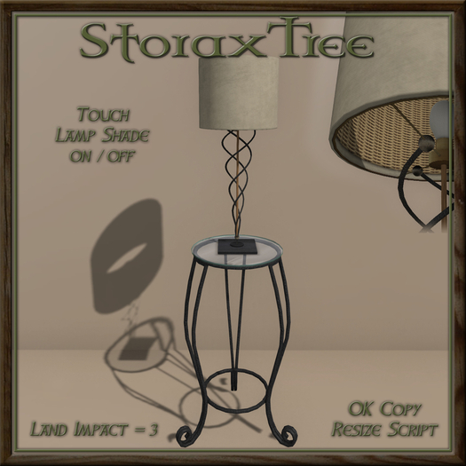Boca Raton Lamp Side Table A5