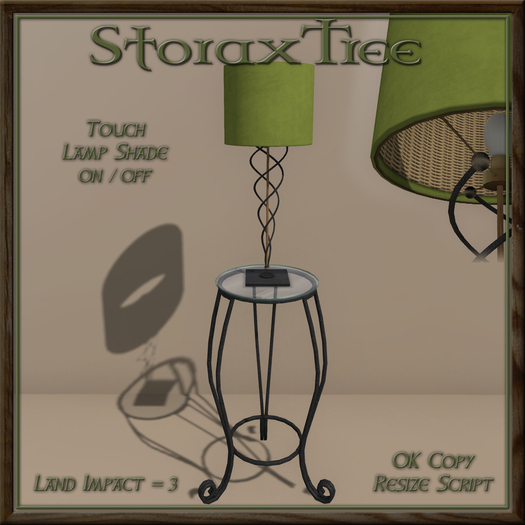 Boca Raton Lamp Side Table A7