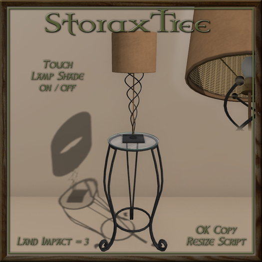 Boca Raton Lamp Side Table A4