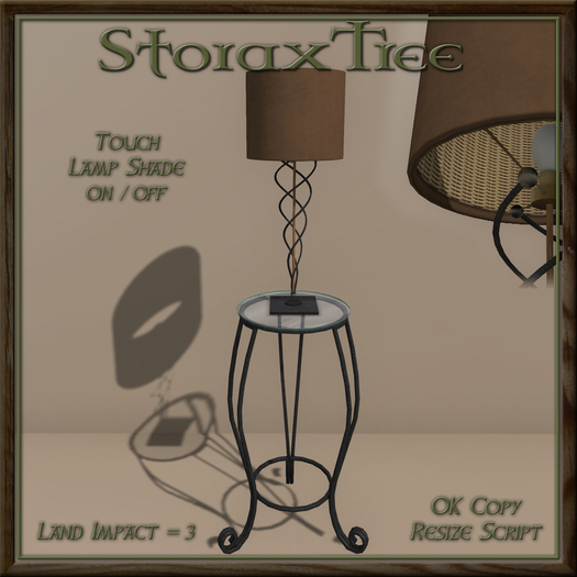 Boca Raton Lamp Side Table A2