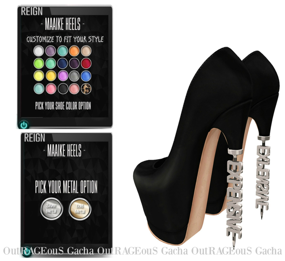 REIGN.- MAAIKE HEELS (EXPENSIVE) FATPACK #13