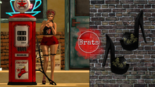 Brats - Wood Heels - Black Night