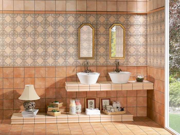 Rustic Style Tile texture seamless