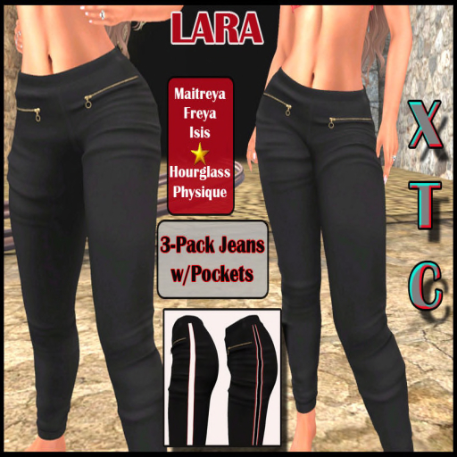 XTC Lara Zip Pants 3-Pack