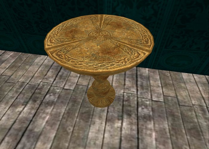 *D*D* Celtic Stone Table - Sand Knot