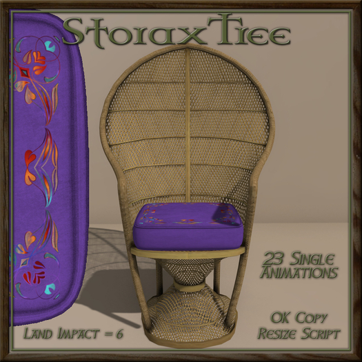 Boca Raton Peacock Chair A16