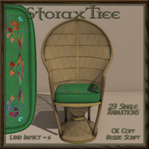 Boca Raton Peacock Chair A14