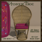 Boca Raton Peacock Chair A13
