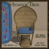 Boca Raton Peacock Chair A8