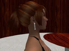 TM Pear Drop Dangling Earrings