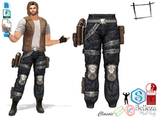 Dae Obj FBX Full Tactical Combat Pants With Pockets Holsters Gun Guards Slink Male, Belleza Jake