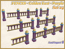 FENCES - Golden East - Purple Set x4 (Full perm)