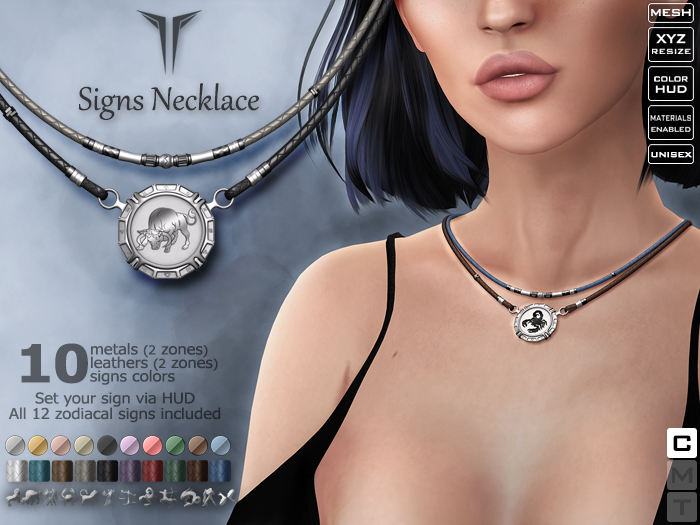 **RE** Signs Necklace - Unisex BOX