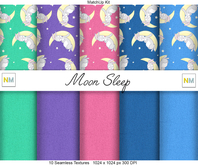 Moon Sleep Matchup Kit 10 Seamless Textures NM