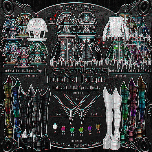 20. [CX] Industrial Valkyrie - Undie // F // Oil Spill Grape