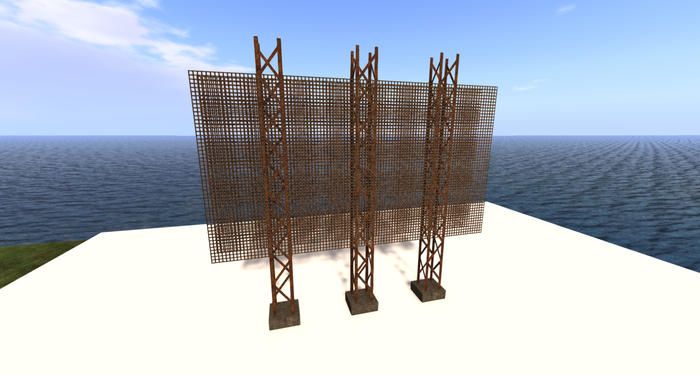 Large old military antenna v2 Mesh