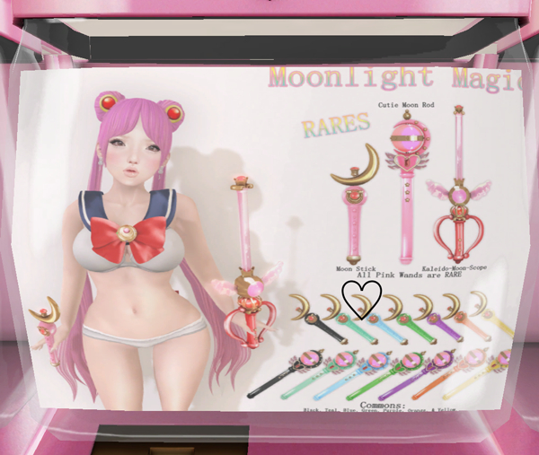 .tsg. Moonlight Magic - Moon Stick Blue