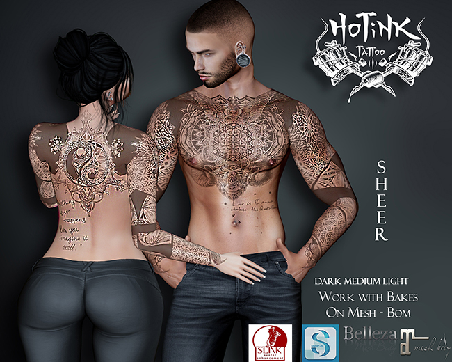 HoTiNK Tattoo Sheer