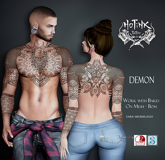 HoTiNK Tattoo Demon
